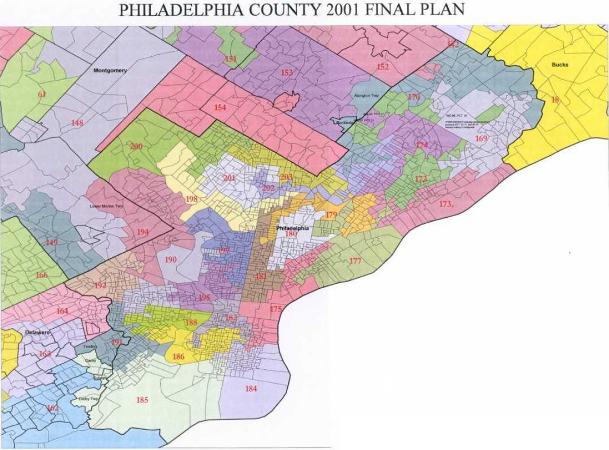 Совет Филадельфия район на карте