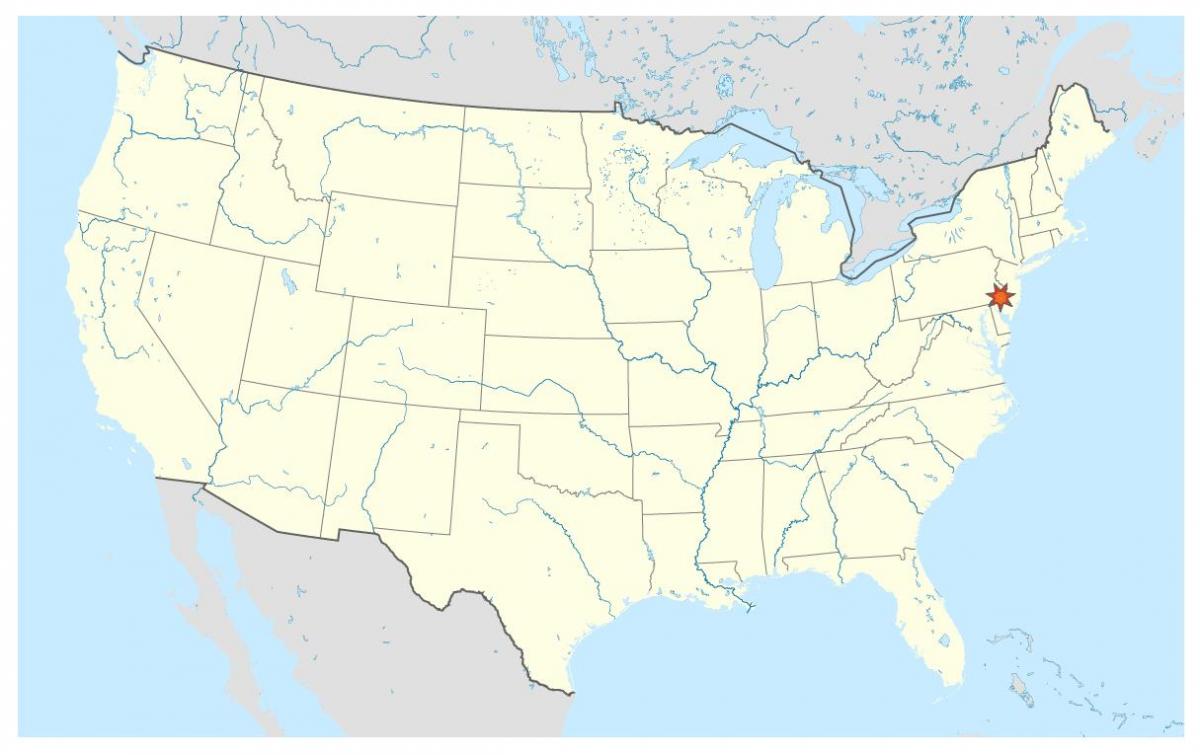 Филадельфия на карте мира