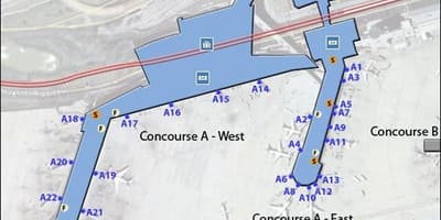 Карта аэропорт пхл