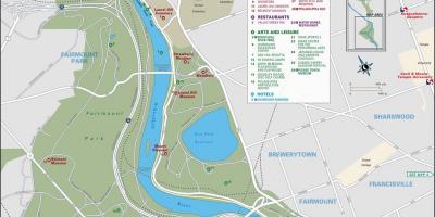 Карта фэрмаунт парк Филадельфии
